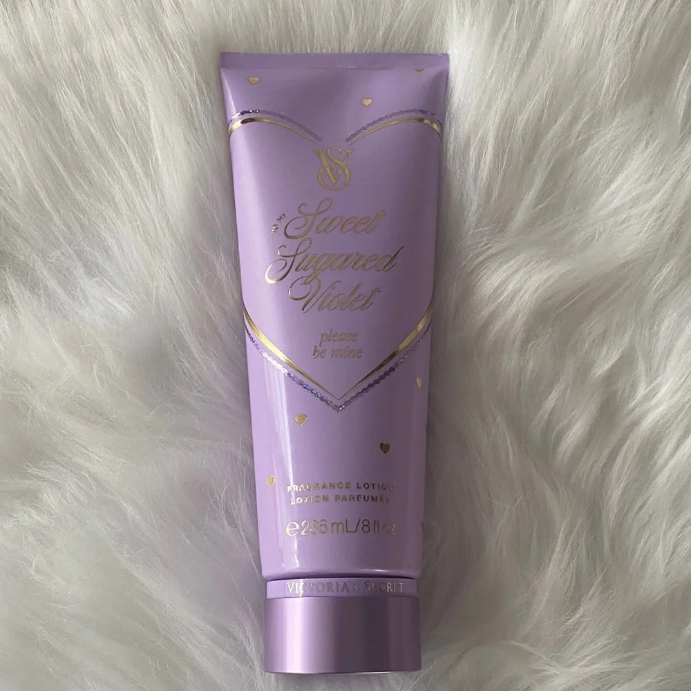 Victoria's Secret Lavender & Gold Sweet Sugared Violet Fragrance Lotion NEW